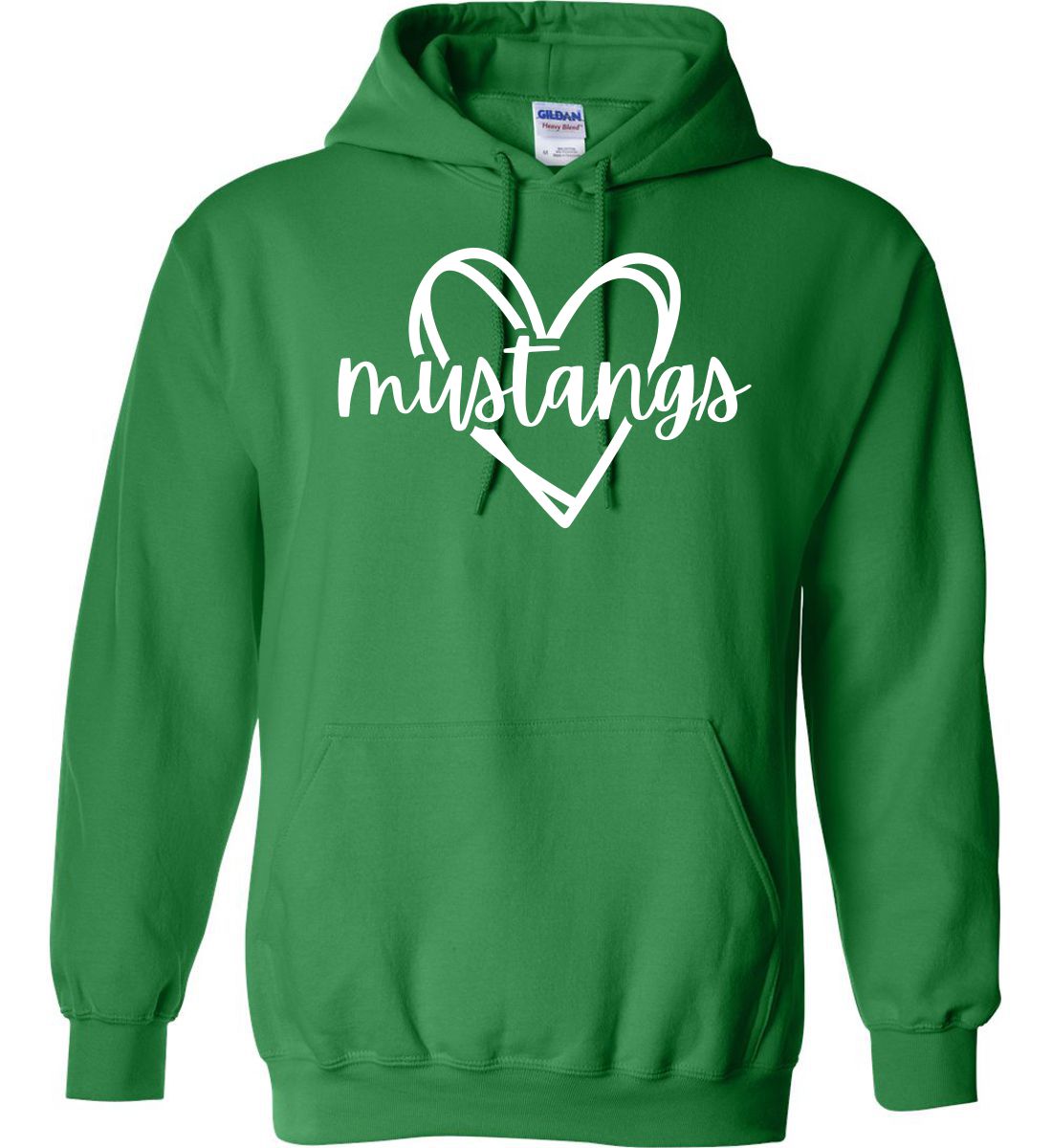 Irish Green Hoodie (Mary Frank Elementary Design A)