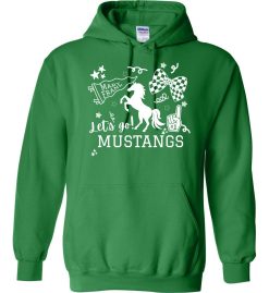 Irish Green Hoodie (Mary Frank Elementary Design B)