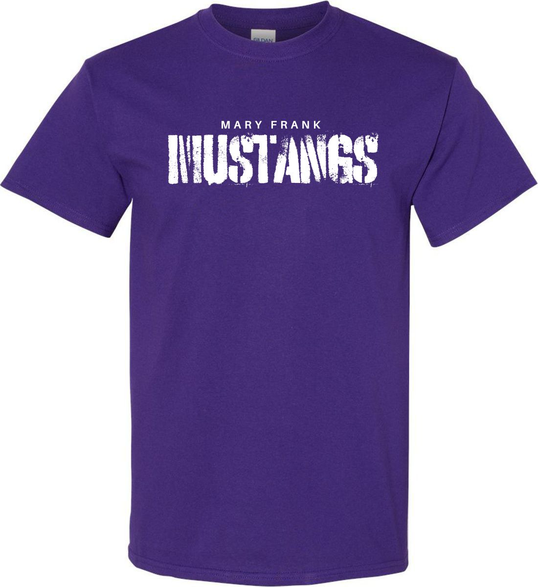 Purple Softstyle® T-Shirt (Mary Frank Elementary Design C)