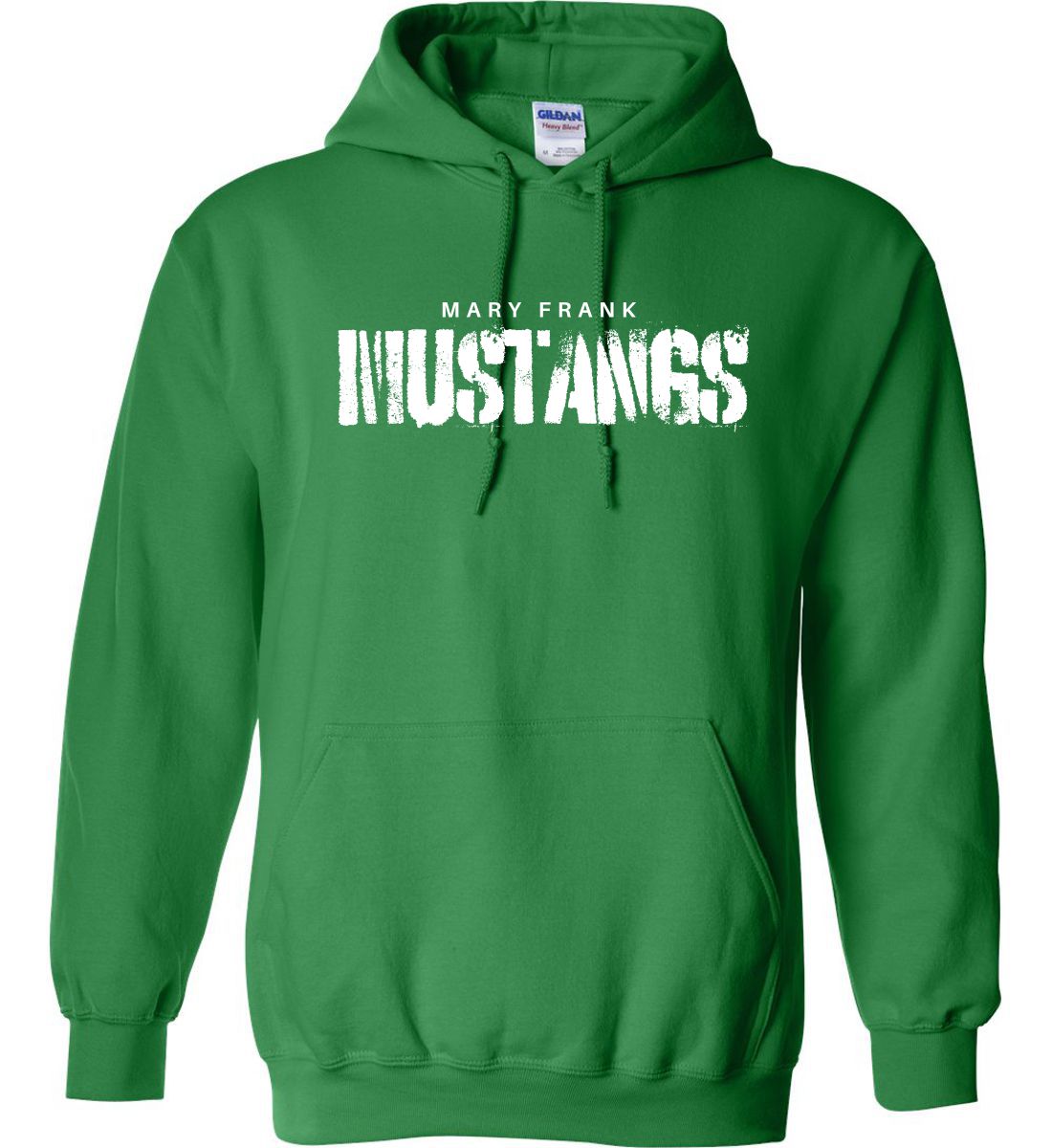 Irish Green Hoodie (Mary Frank Elementary Design C)