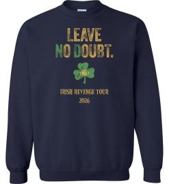 Navy Blue Unisex Heavy Blend™ Crewneck Sweatshirt (Notre Dame Design B)