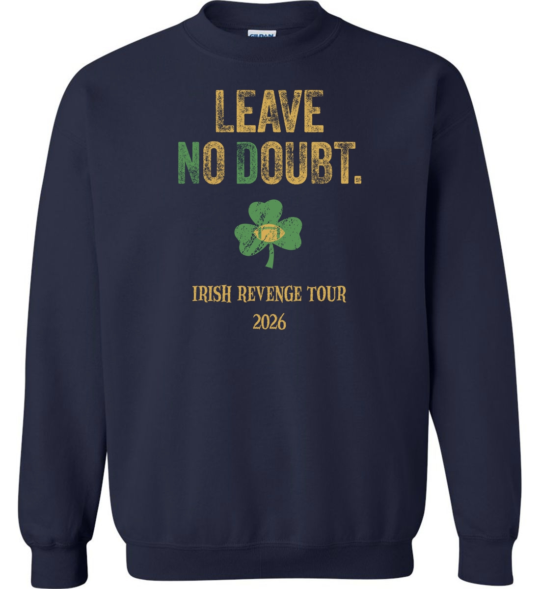 Navy Blue Unisex Heavy Blend™ Crewneck Sweatshirt (Notre Dame Design B)
