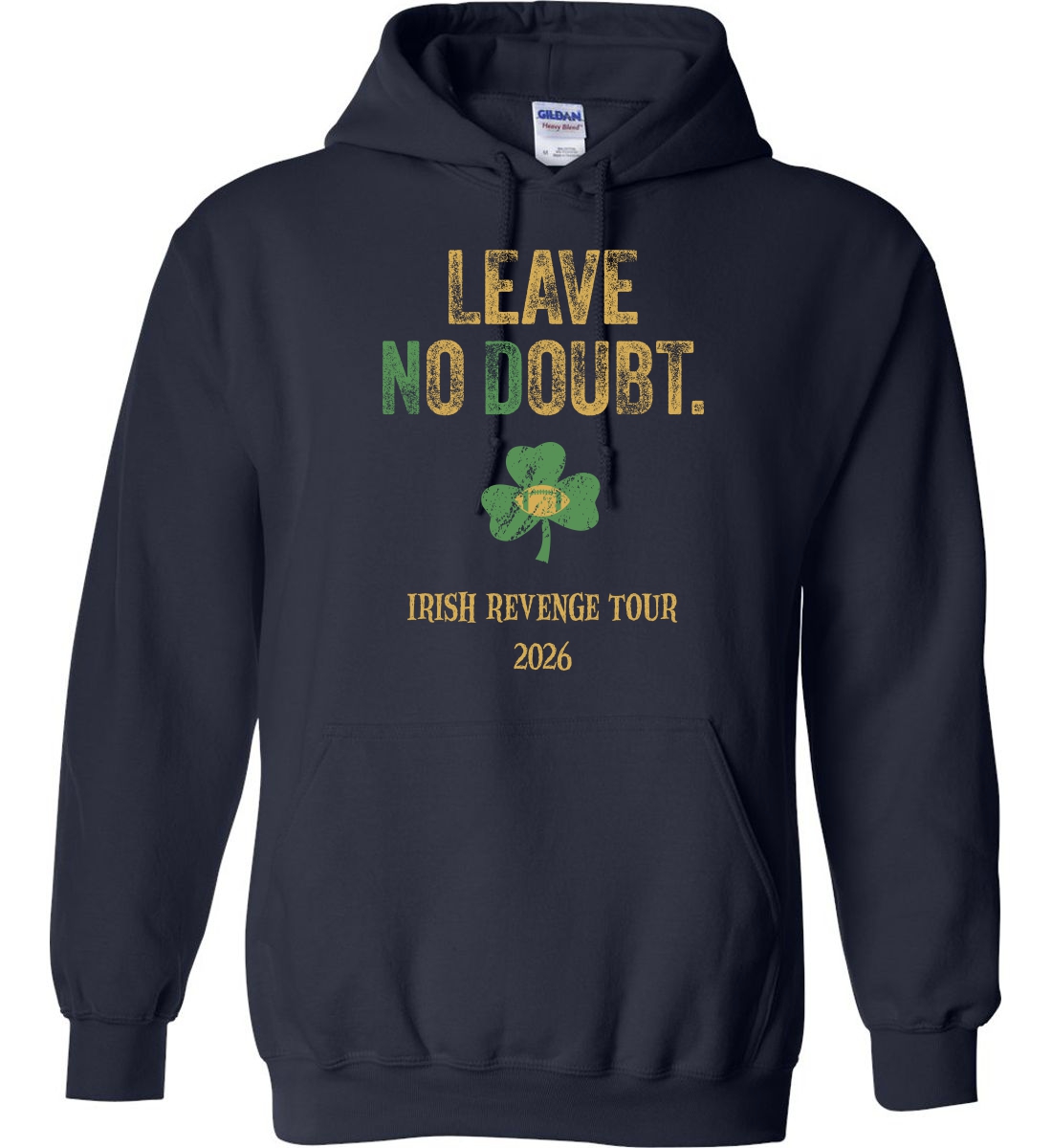 Navy Blue Unisex Heavy Blend™ Hooded Sweatshirt (Notre Dame Design B)