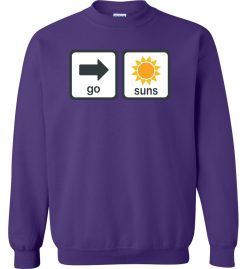 Purple Crewneck Sweatshirt (Horizon Design J)