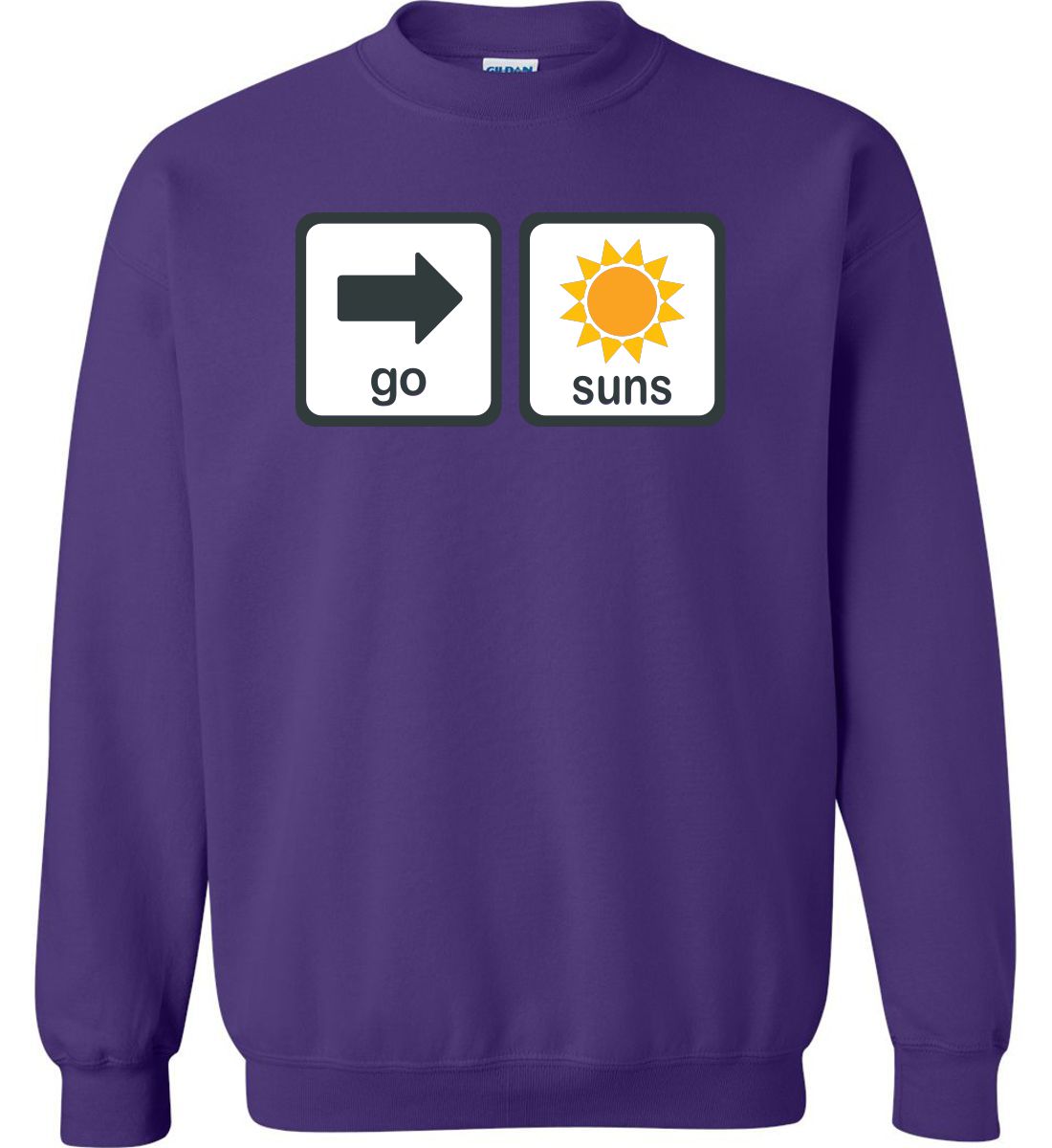 Purple Crewneck Sweatshirt (Horizon Design J)