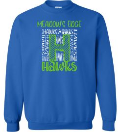 Royal Blue Crewneck Sweatshirt (Meadow's Edge)