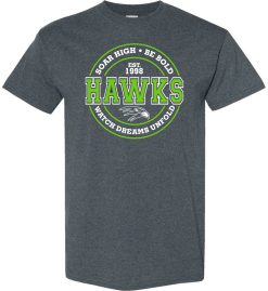 Dark Heather Short Sleeve T-Shirt (Meadow's Edge)