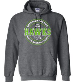 Dark Heather Hoodie (Meadow's Edge)