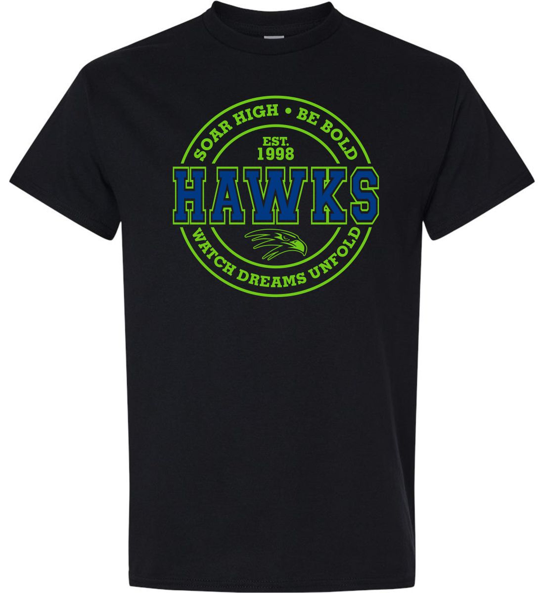 Black Short Sleeve T-Shirt (Meadow's Edge)