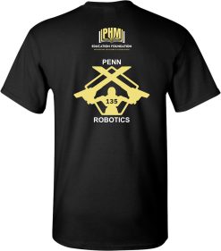 Black Short Sleeve T-Shirt (Penn Short Circuits) - Image 2