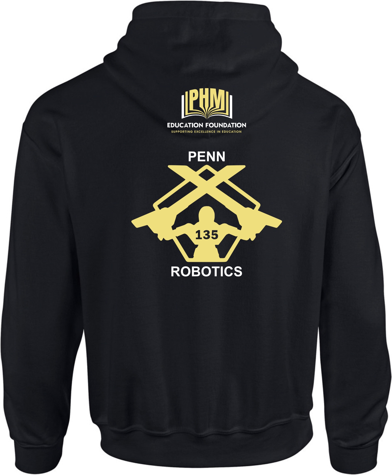 Black Hoodie (Penn Short Circuits) - Image 2