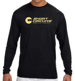 Black Cooling Performance Long Sleeve T-Shirt (Penn Short Circuits)