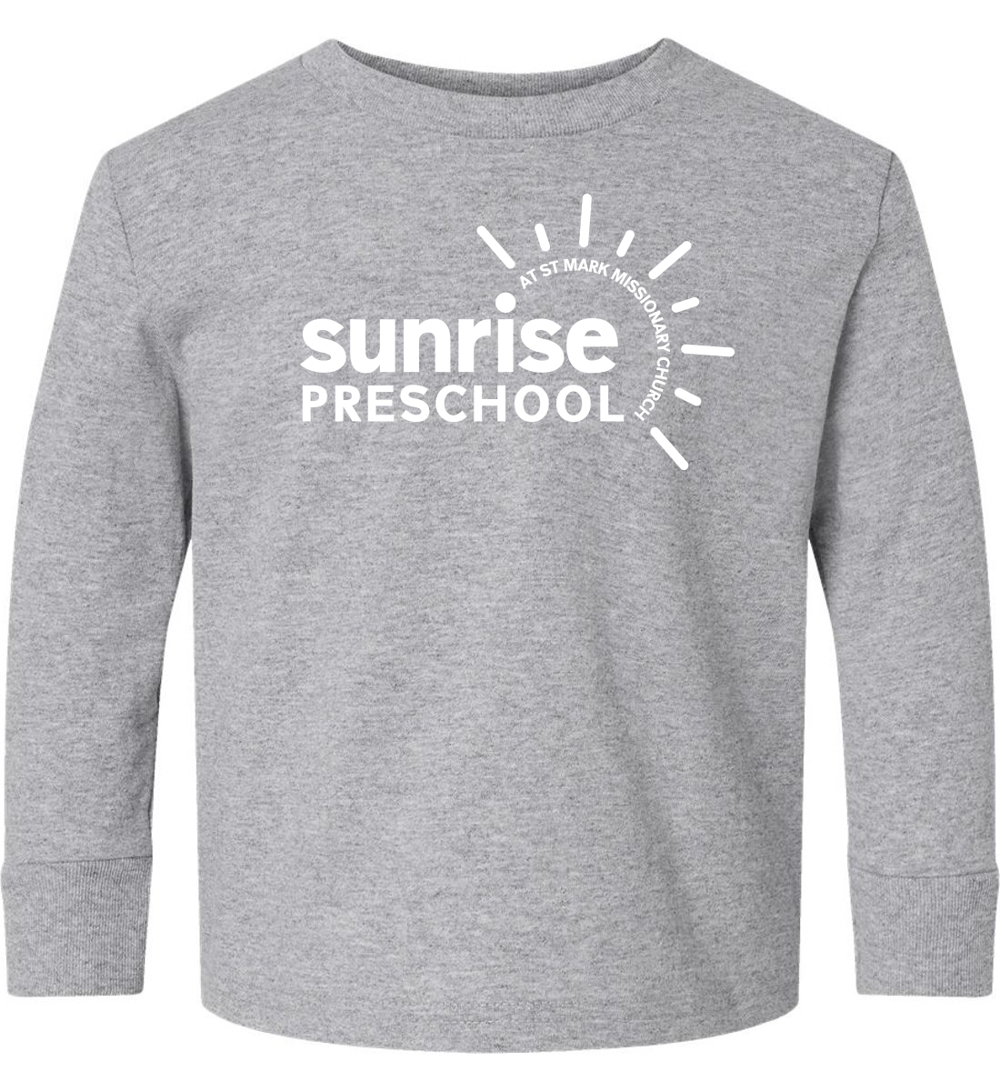 Heather Toddler Long Sleeve T-Shirt (Sunrise Preschool)