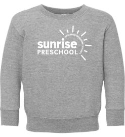 Heather Toddler Crewneck Sweatshirt (Sunrise Preschool)