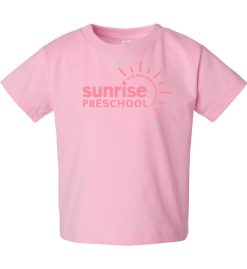 Pink Toddler T-Shirt (Sunrise Preschool)