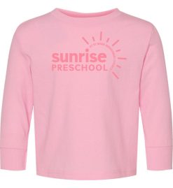 Pink Toddler Long Sleeve T-Shirt (Sunrise Preschool)