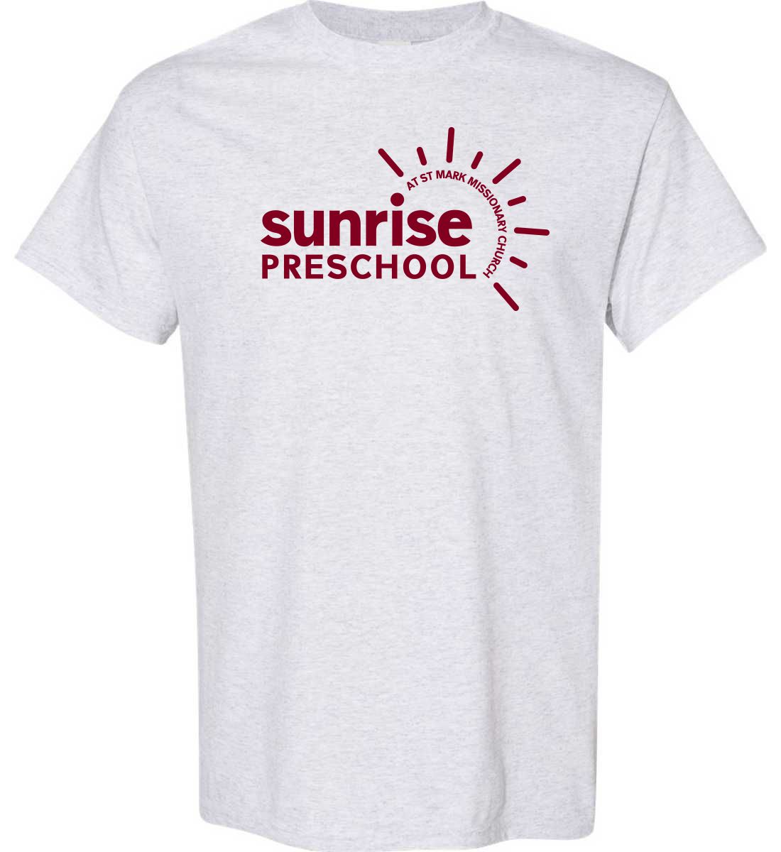 Ash Short Sleeve T-Shirt (Sunrise Preschool)