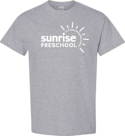 Sport Gray Short Sleeve T-Shirt (Sunrise Preschool)