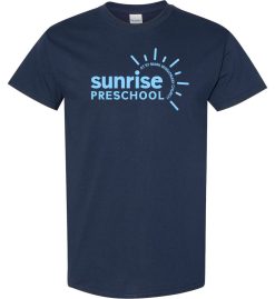 Navy Blue Short Sleeve T-Shirt (Sunrise Preschool)